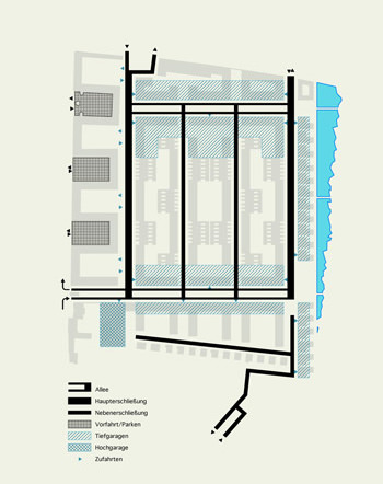 Städtebaulicher Realisierungswettbewerb. In Arbeitsgemeinschaft mit Architekturbüro Wolfgang Felder, 2004. 