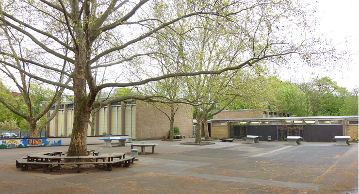 Erweiterung und Generalinstandsetzung des Gymnasiums Thusneldastraße und Erweiterung des Berufskollegs Deutzer Freiheit in der Eumeniusstraße, Köln-Deutz