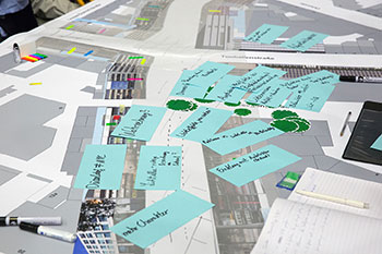 Moderation und Organisation des Workshopverfahrens 'Schadowstraße' in Düsseldorf
