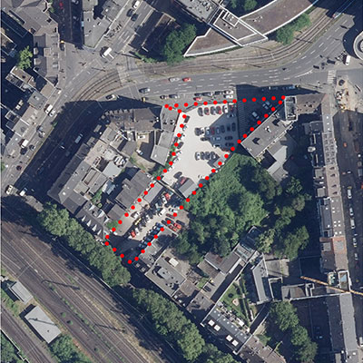 Qualifizierung des Freiraums Trierer Straße in Köln